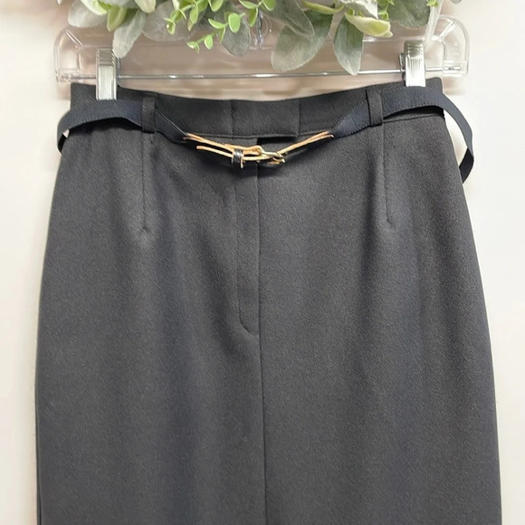 Vintage Haberdashery by Personal Black Waist Watcher Skirt 8 - Picture 2 of 16